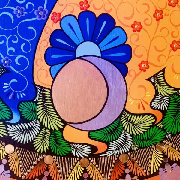 Mandala Circular 1m - Obra: Mundo Dual - Imagen 6