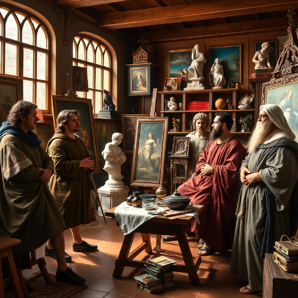 6 Pintores del Renacimiento Italiano mas influyentes Mesa de trabajo 1