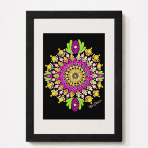 Mandala en Puntillismo [02] Formato A4