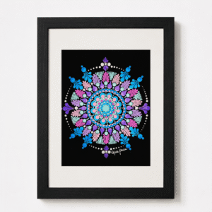 Mandala en Puntillismo [07] Formato A4