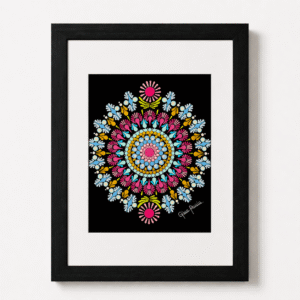 Mandala en Puntillismo [01] Formato A4
