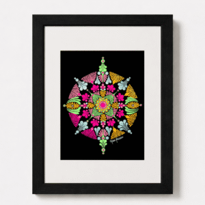 Mandala en Puntillismo [06] Formato A4