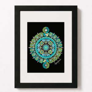 Mandala en Puntillismo [03] Formato A4