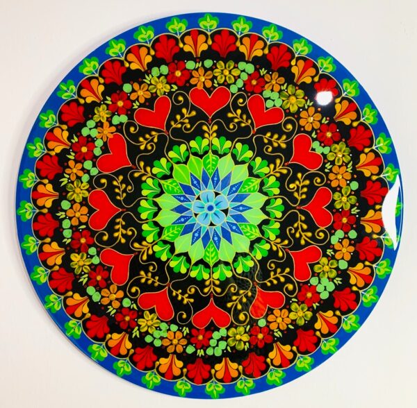 Mandala Circular 50 cm - Obra: Florecimiento del Corazón