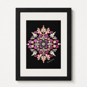Mandala en Puntillismo [14] Formato A4