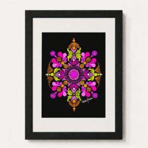 Mandala en Puntillismo [12] Formato A4