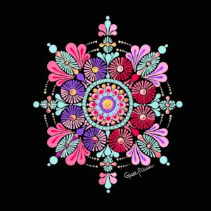 Mandala en Puntillismo [04] Formato A4