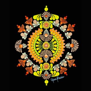 Mandala en Puntillismo [05] Formato A4