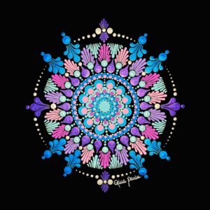 Mandala en Puntillismo [07] Formato A4