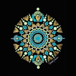 Mandala en Puntillismo: Formato A4