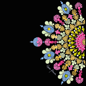 Mandala en Puntillismo: Formato A4