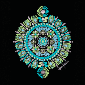 Mandala en Puntillismo: Formato A4