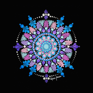 Mandala en Puntillismo: Formato A4