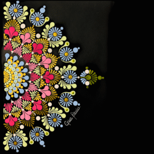 Mandala en Puntillismo: Formato A4