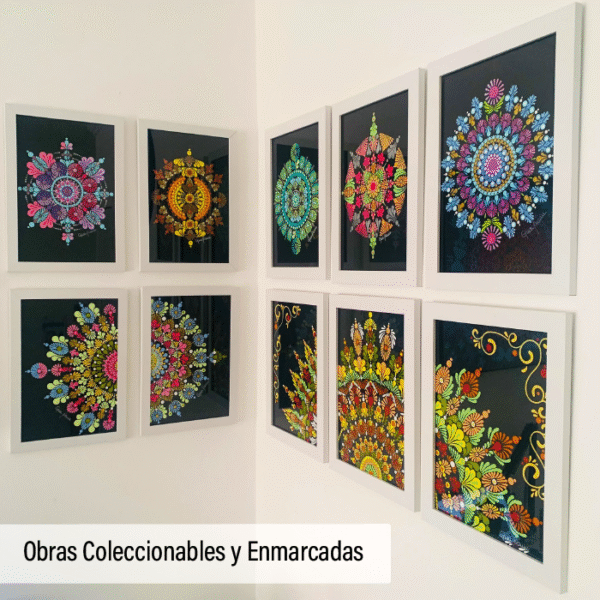 Mandala en Puntillismo: Formato A4 - Imagen 2
