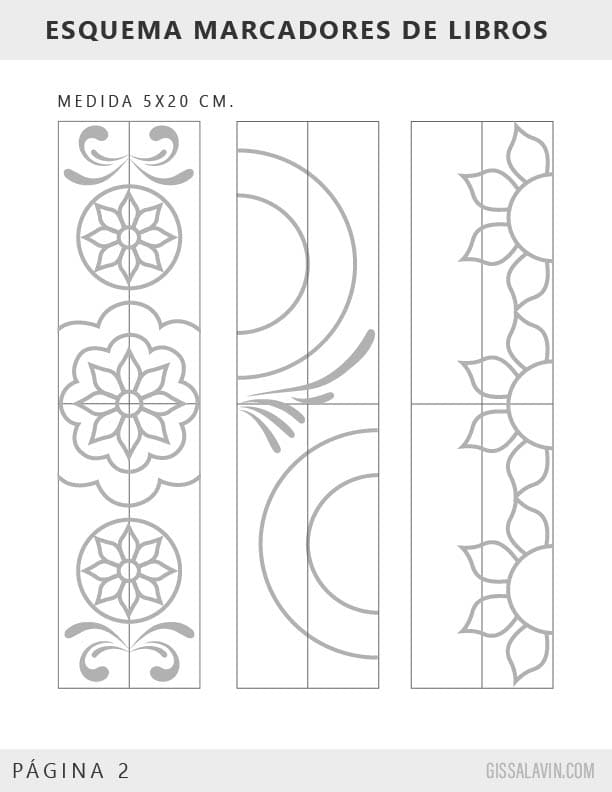 Marcadores de libros Mandalas en PDF 2