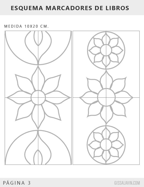 Marcadores de libros Mandalas en PDF 3