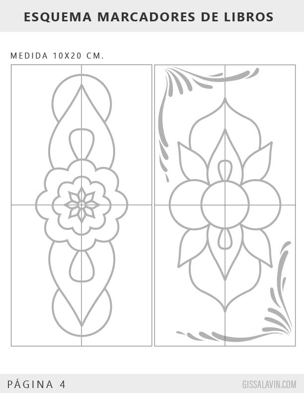 Marcadores de libros Mandalas en PDF 4