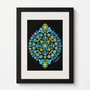 Mandala en Puntillismo [16] Formato A4