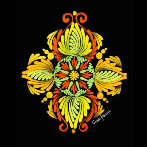 Mandala con Liner [03] Formato A4