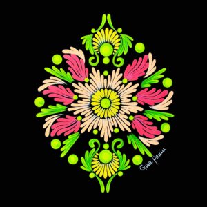 Mandala con Liner [06] Formato A4