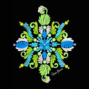 Mandala con Liner [07] Formato A4