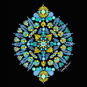 Mandala en Puntillismo [16] Formato A4